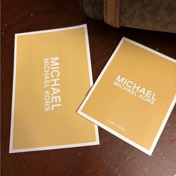Michael kors large backpack new brown chestnut retails $149 luxury designer main image 7